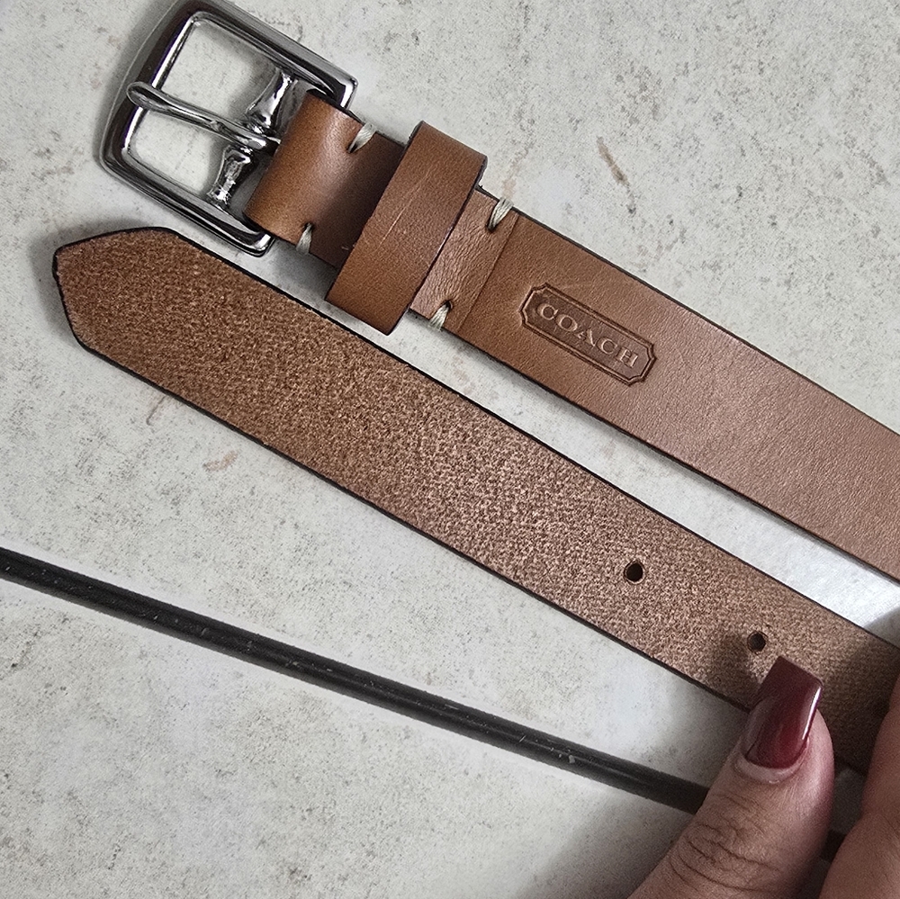 Brown Leather Belt by